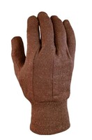 BROWN JERSEY GLOVE LARGE